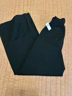 Old Navy Full-Panel Pixie Wide Leg Maternity Pants